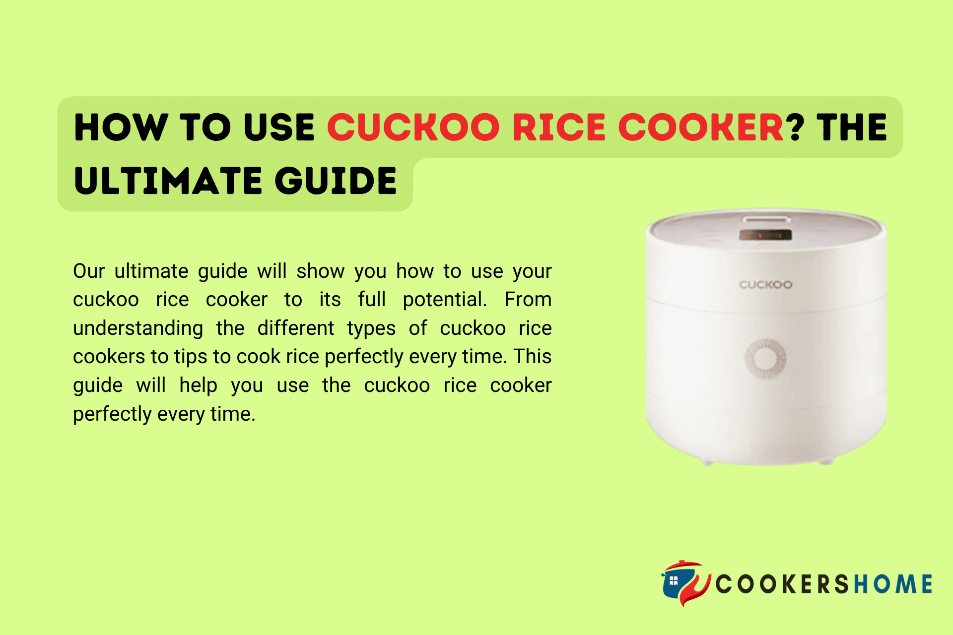 How To Use Cuckoo Rice Cooker? An Ultimate Guide